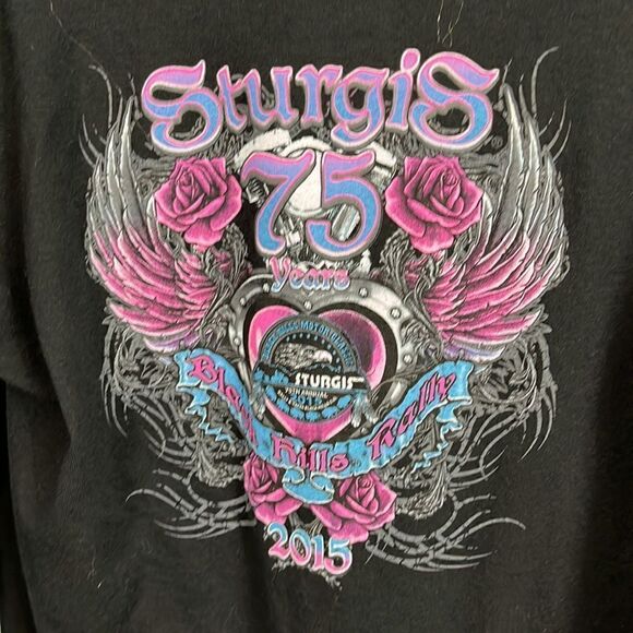Sturgis 2015 75 year celebration size Medium Black Hills Rally - Picture 4 of 5
